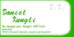 daniel kungli business card